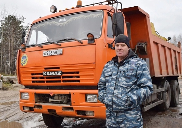 Водитель на самосвал КАМАЗ