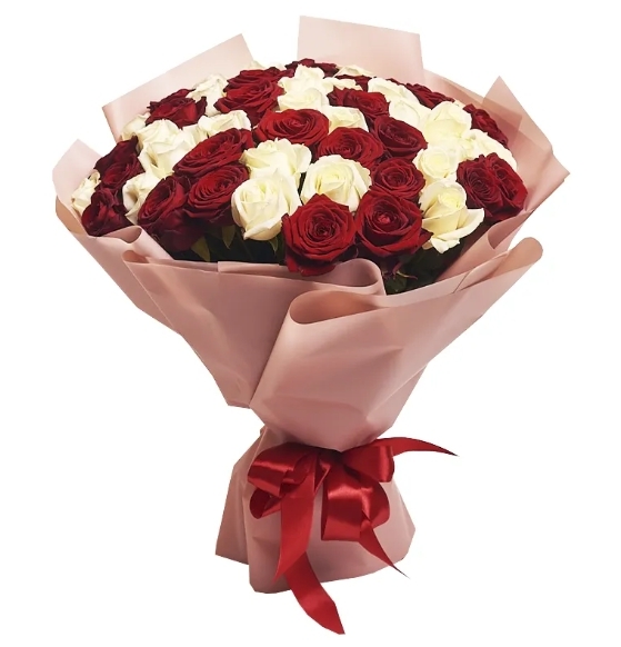 51 роза от FlowLove