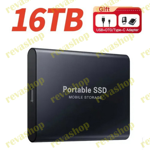 Внешний SSD XMSJ 2, 8, 16 ТБ USB3.1