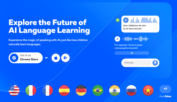Corgi platform: Master new languages with AI chat support