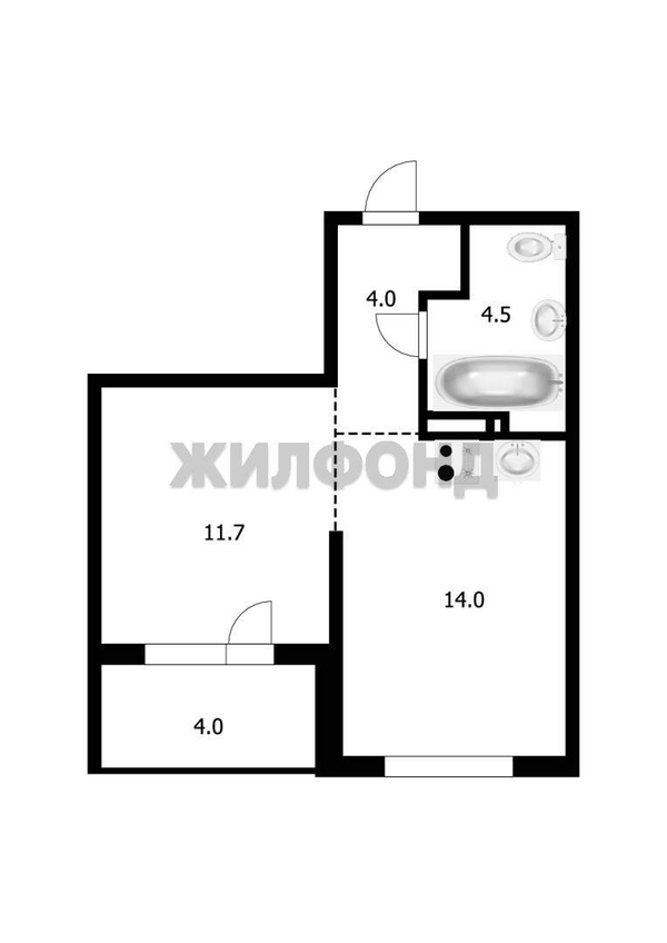 Продается 1-комн. квартира 38.2 кв.м.