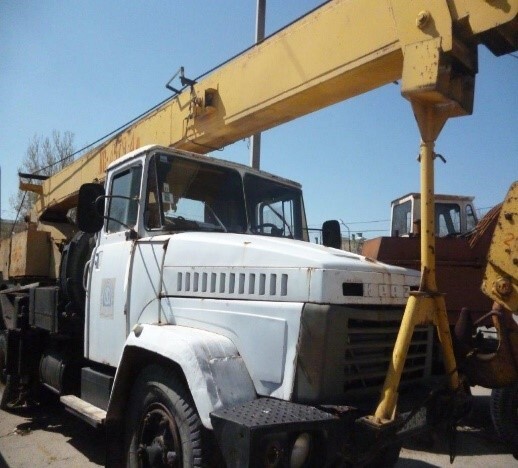 КРАЗ-65101 кран КС-4573-4А (1208)