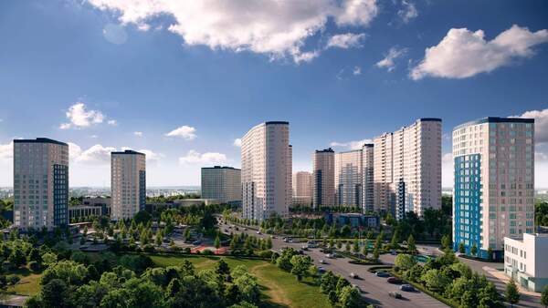 Продается 2-комн. квартира 55 м2 в новостройке